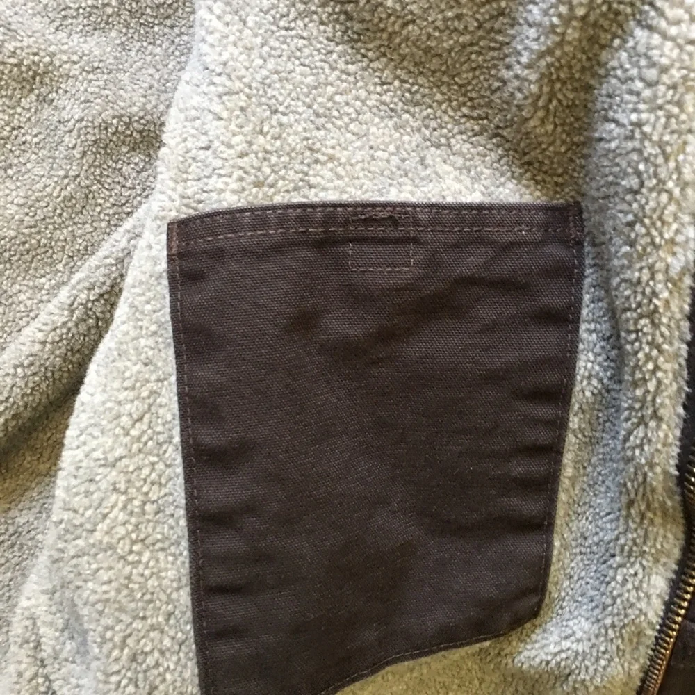 Carhartt 2XL Mens Sherpa Lined  Workwear Jacket/Coat in Dark Brown - Picture 7 of 9